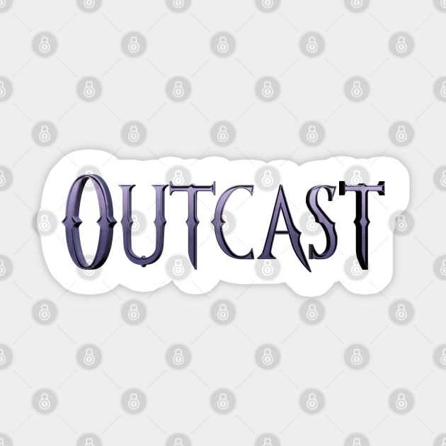 Outcast Sticker by LunaHarker